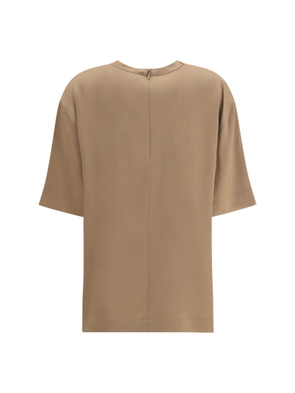 TOTEME 34 satin t-shirt 