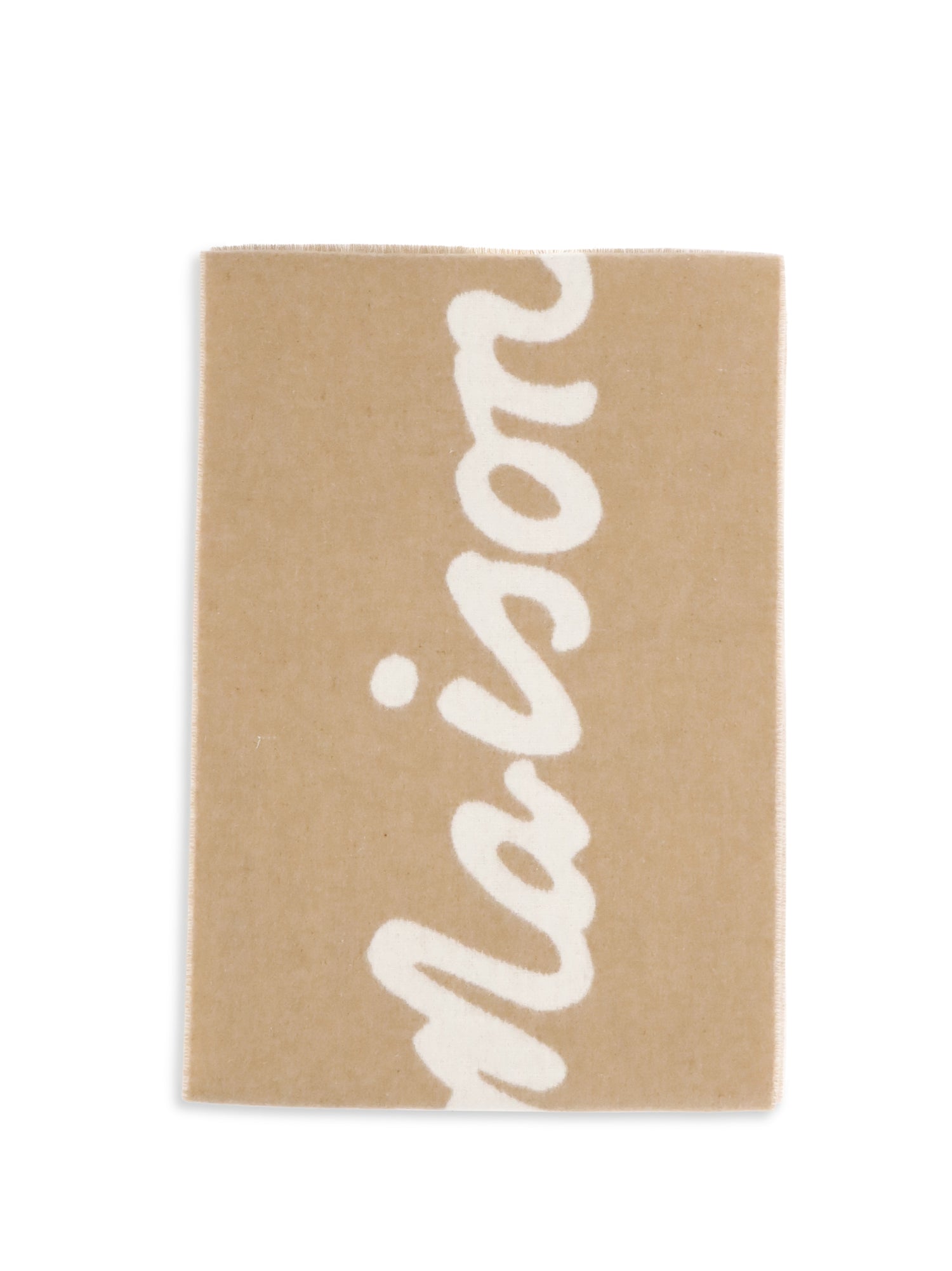 MAISON KITSUNÉ OS wool scarf