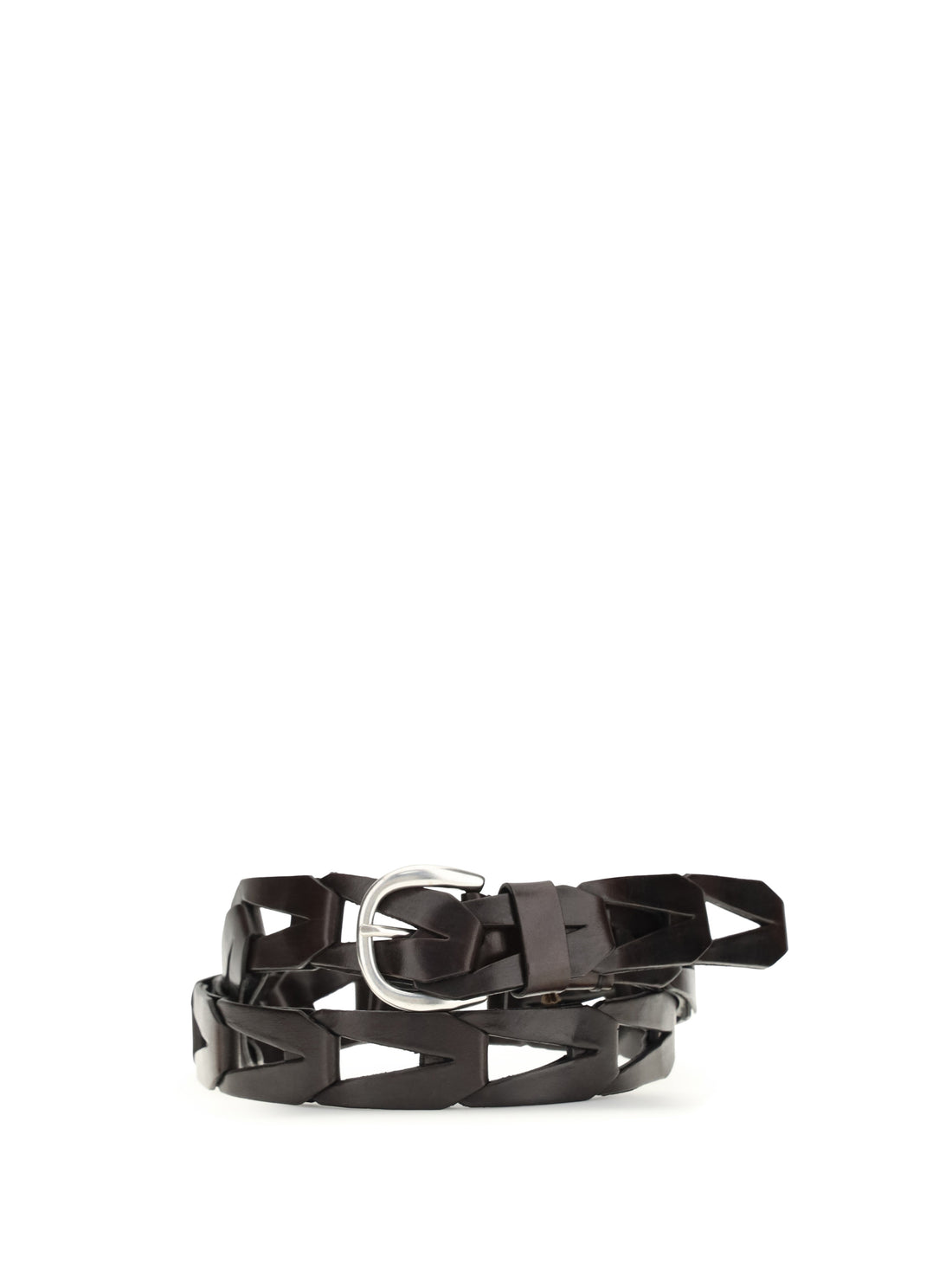 P.A.R.O.S.H. L woven leather belt