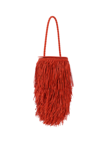 frayed handbag