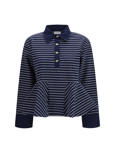 striped polo shirt