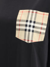 BURBERRY L archive check pocket t-shirt