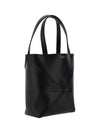 mini puzzle fold tote bag