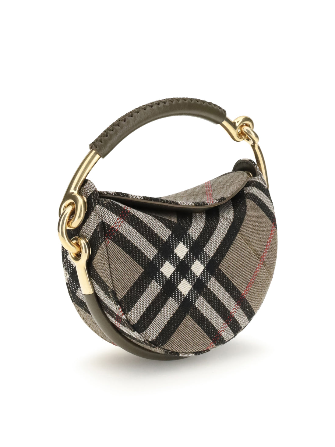 BURBERRY OS brindle clutch bag