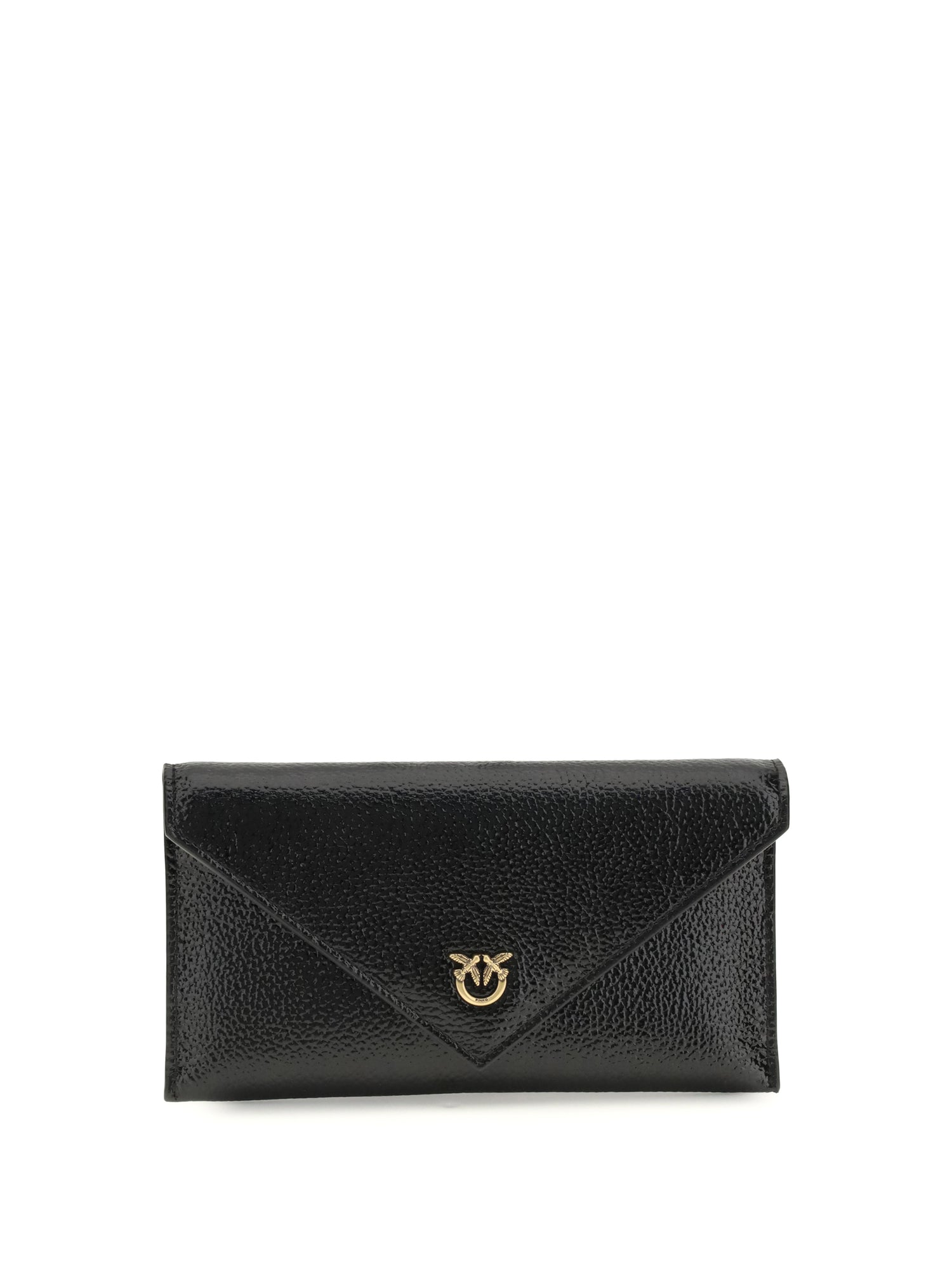 PINKO OS love birds clutch bag