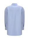 long shirt in double wool