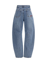 SELF-PORTRAIT 24 barrel leg jeans