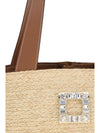 mini viv’ skate raffia bucket bag