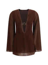 OSÉREE L lumiere o-kaftan mini dress