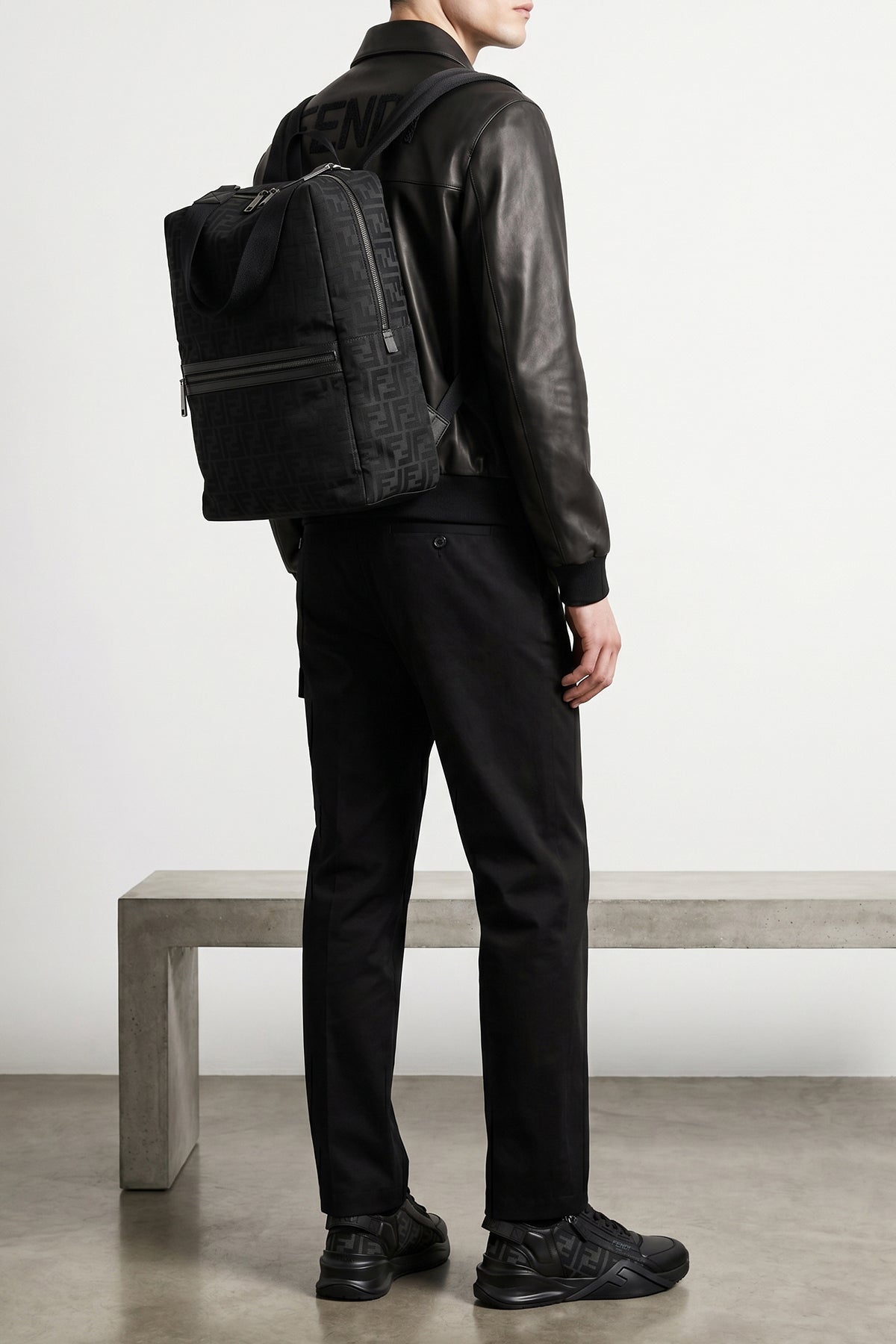 flow leather sneakers