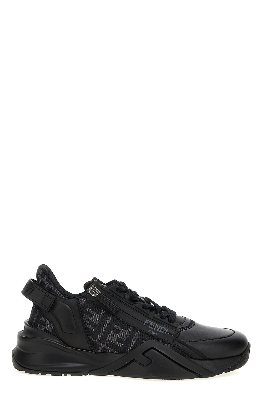 FENDI 6 flow leather sneakers