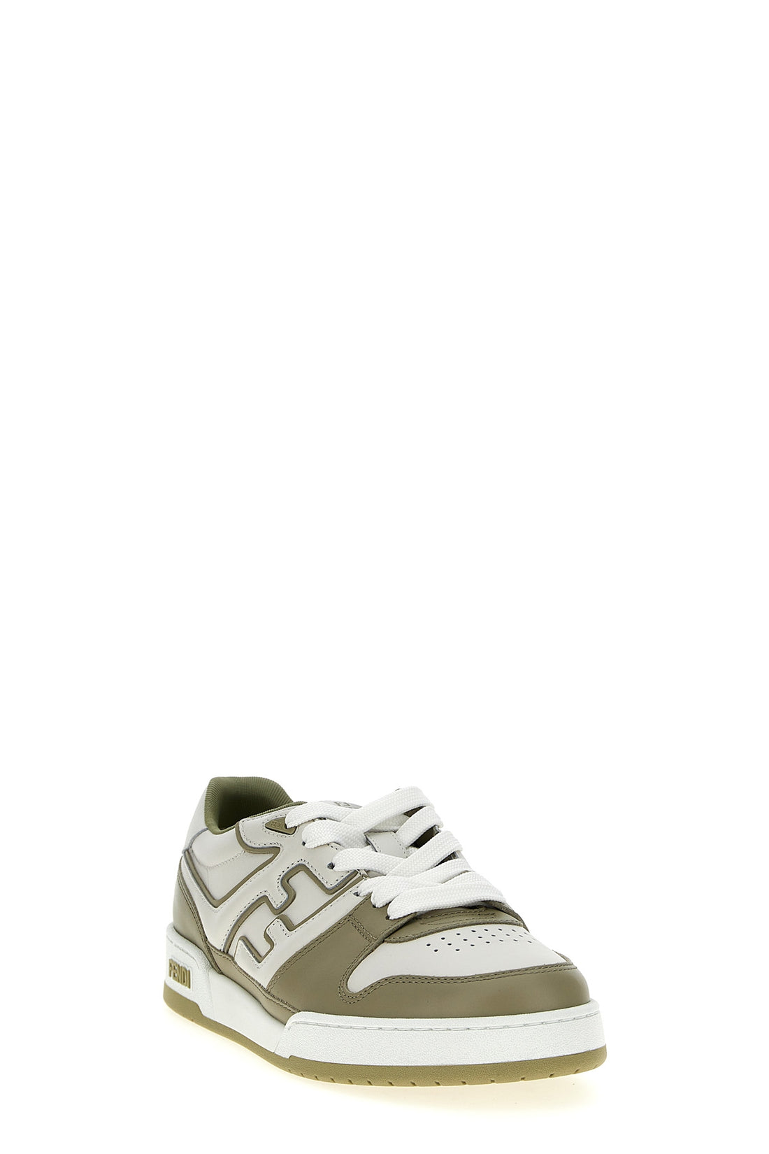 FENDI 10 fendi match leather sneakers