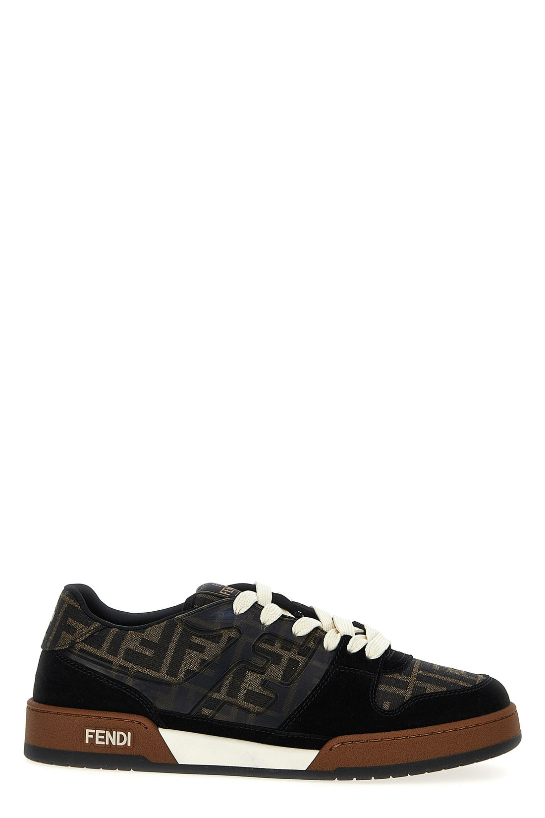 FENDI 7 fendi match sneakers in ff jacquard fabric