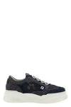 fendi force fendi falena jacquard denim sneakers