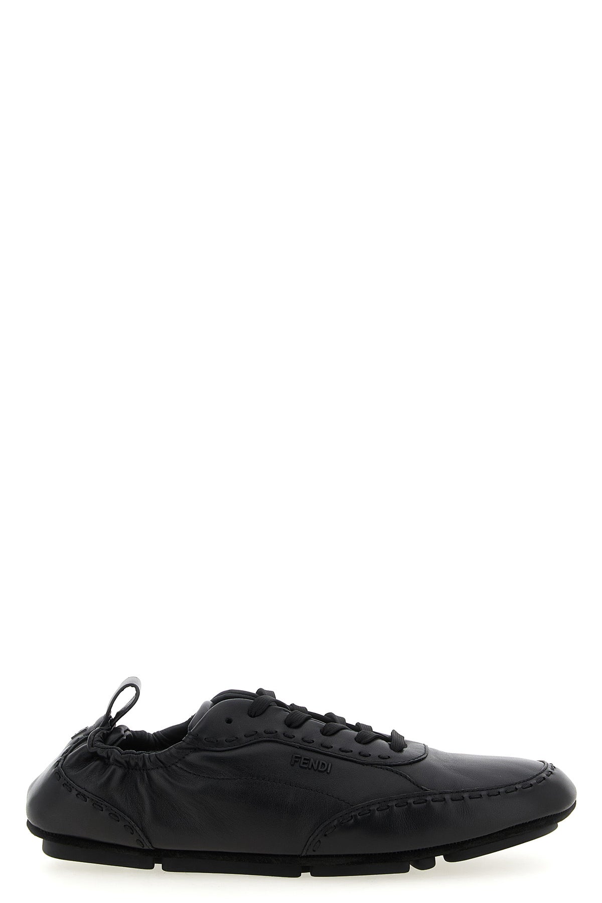fendi fit sneakers in high quality soft leather finished