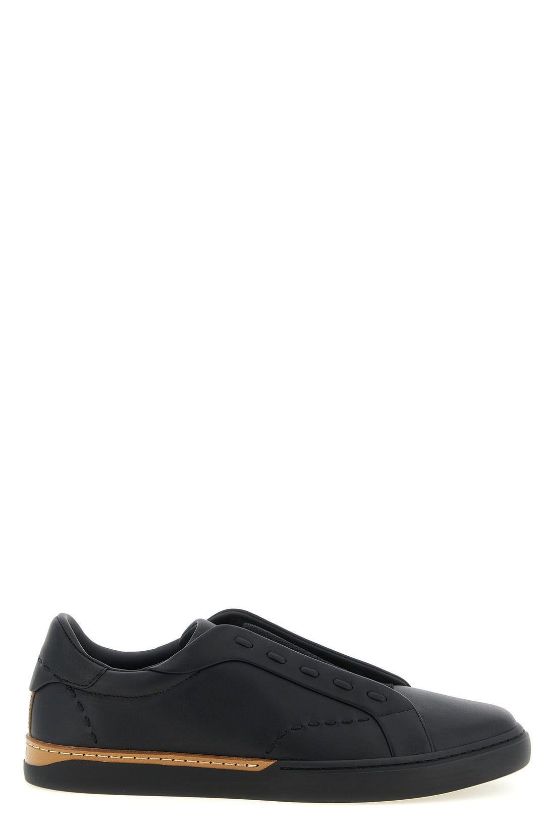 FENDI 6 the fendi city slip-on sneakers anchor contemporary footwear to a deep artisan
