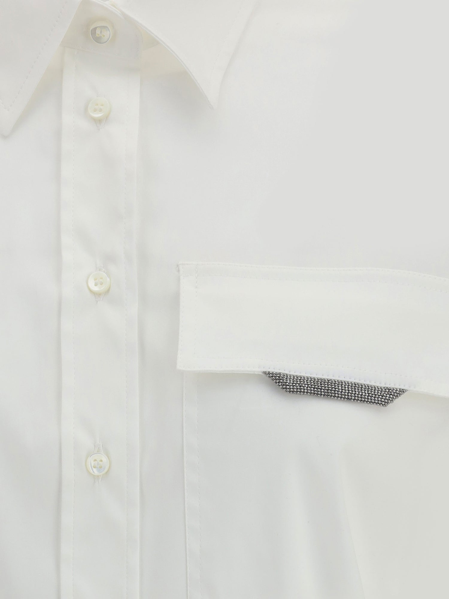 BRUNELLO CUCINELLI L cotton poplin shirt