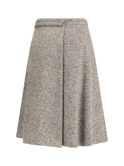 BRUNELLO CUCINELLI 40 virgin wool midi skirt