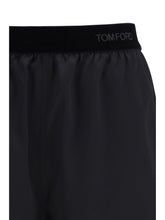 TOM FORD L stretch silk satin pj shorts