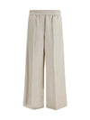 elasticated-waistband pants