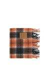 checked wool scarf