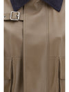 cropped nappa leather jacket