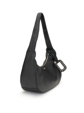 GANNI OS leather hobo shoulder bag