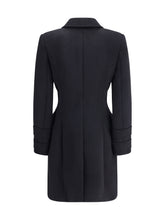 BALMAIN 36  wool and cashmere double-breasted coat