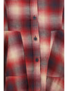 peplum flannel shirt