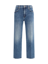 MOTHER DENIM 24 mid rise rambler zip ankle fray jeans 