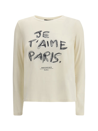 MAX MARA WEEKEND M stretch jersey renoir t-shirt