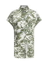 BRUNELLO CUCINELLI XXL leaf print long shirt