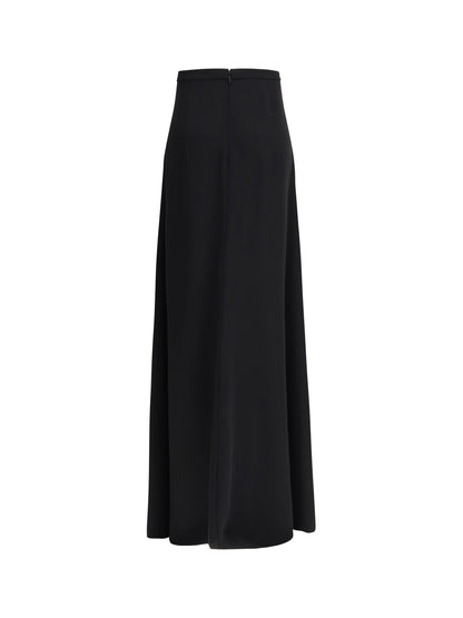 VALENTINO 46 long cady couture skirt