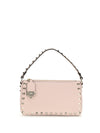 rockstud leather shoulder bag
