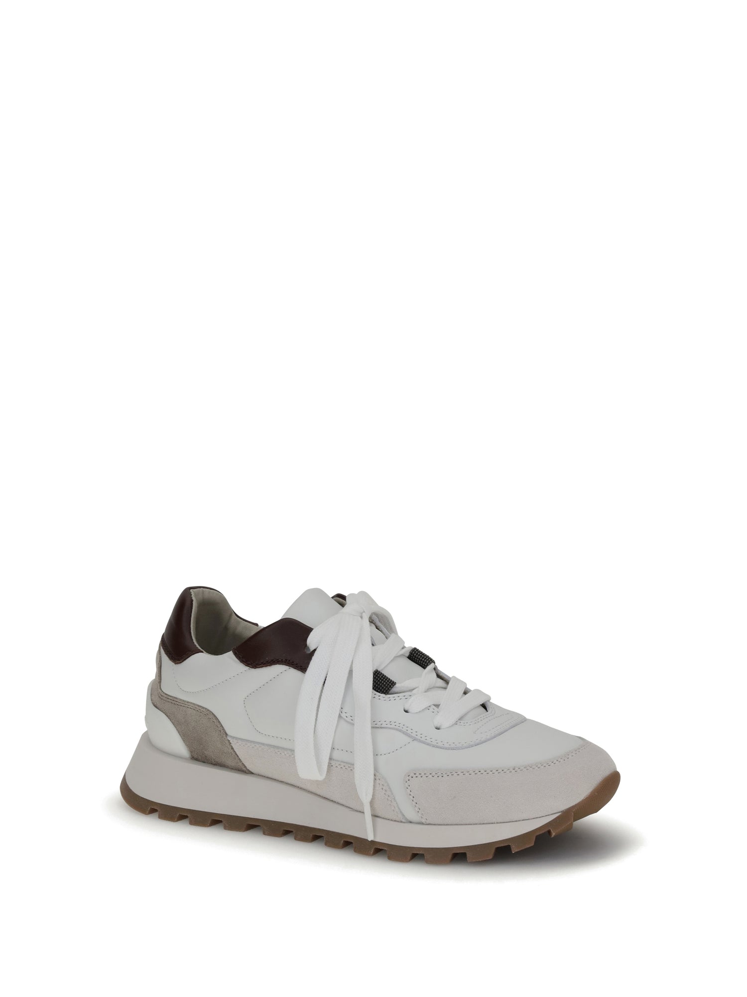 BRUNELLO CUCINELLI 39 leather sneakers with shiny details