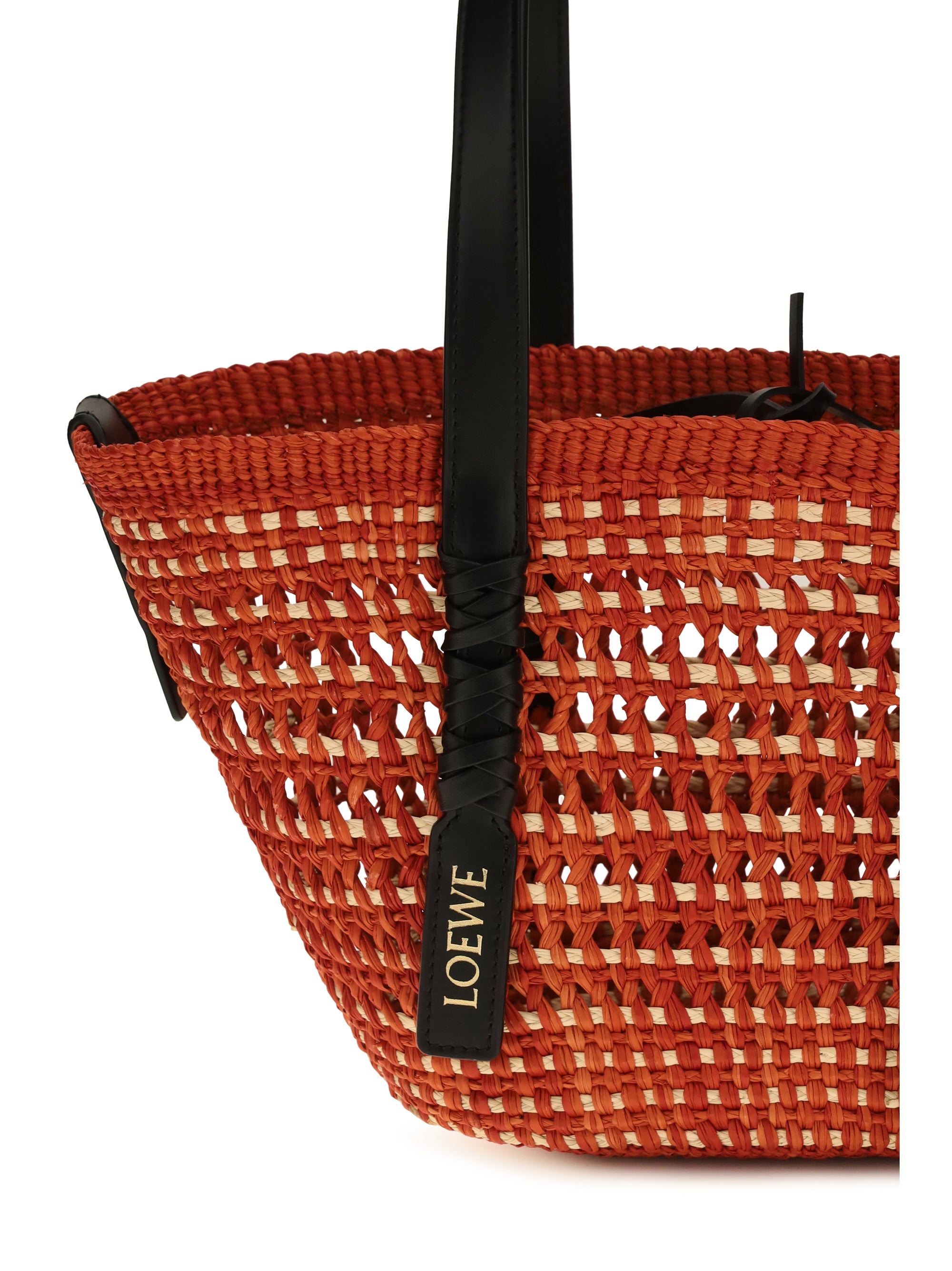 braid raffia shoulder bag by the loewe x paula’s ibiza