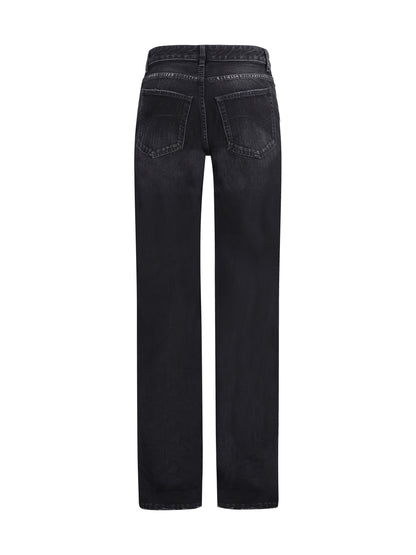 BALENCIAGA 25 wide-leg cotton jeans