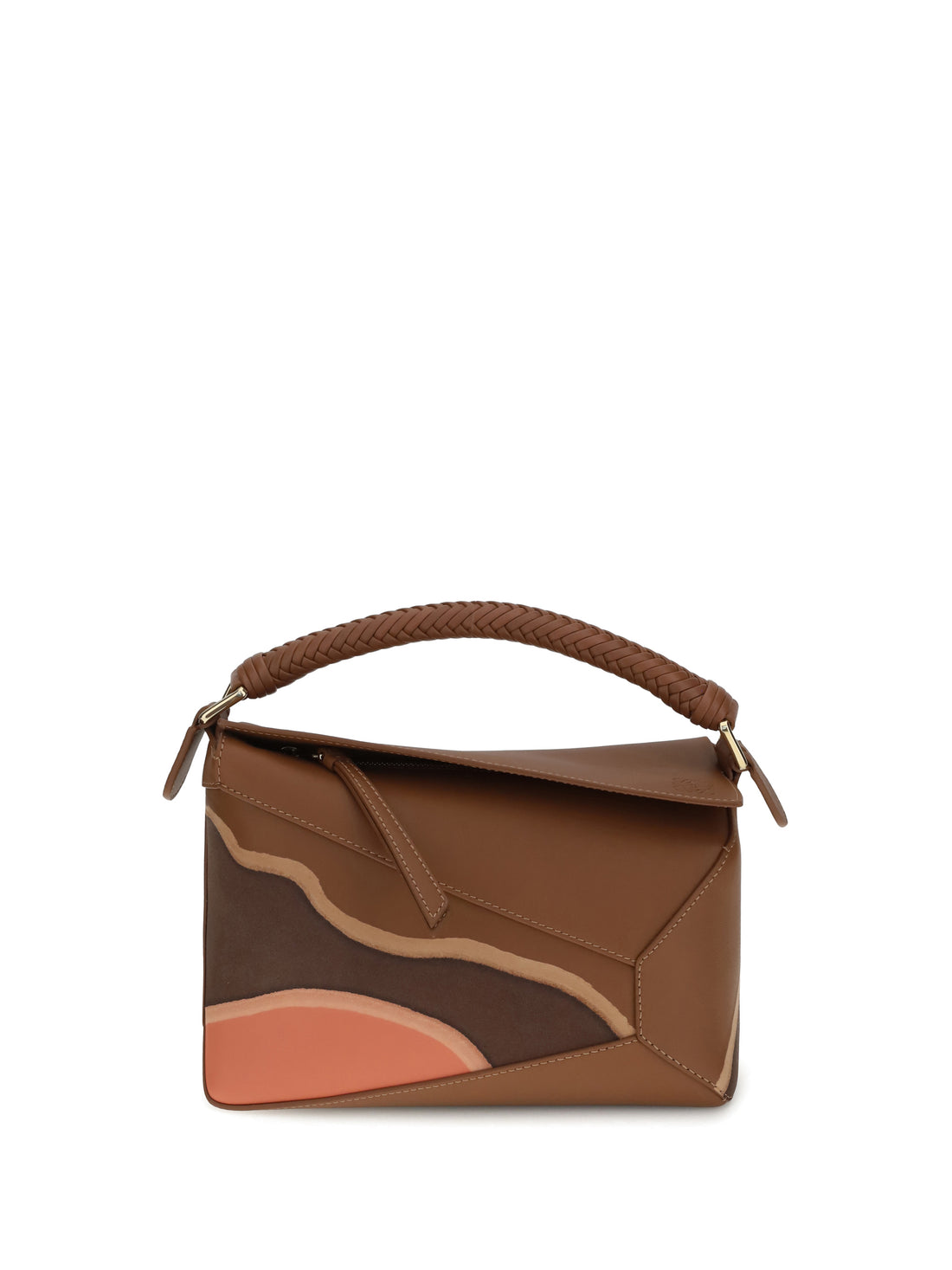 loewe-puzzle-mini-landscape-handbag-A510P60XB0_5691-pecan/parrot pink