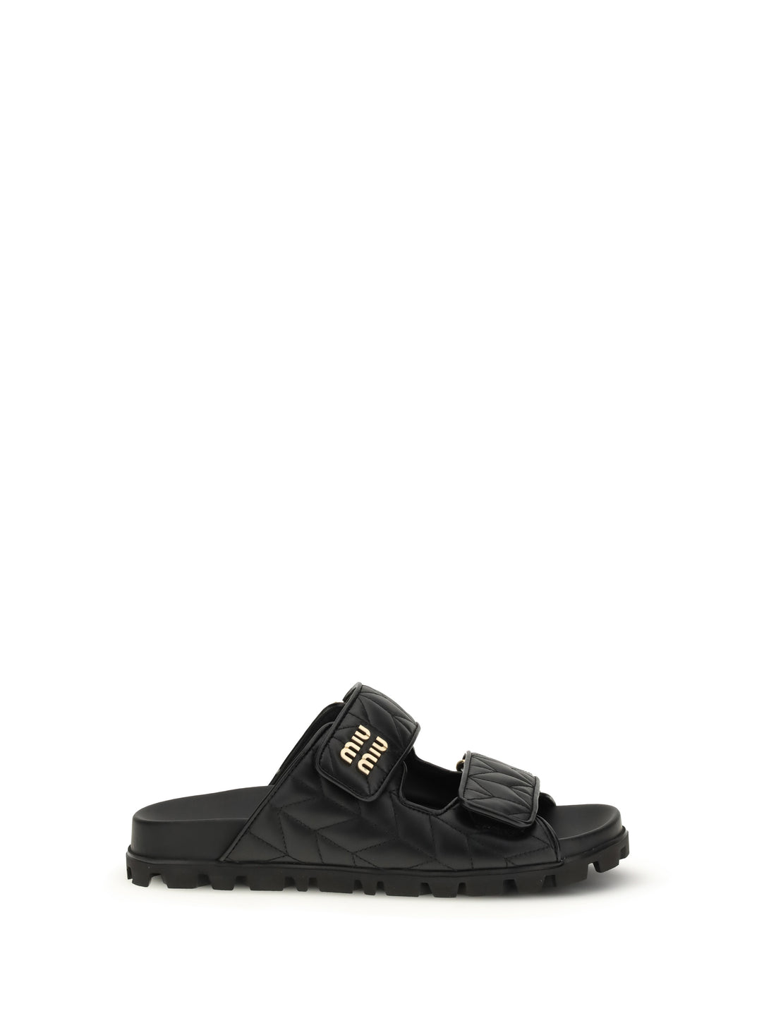 MIU MIU 36 nappa leather slippers 