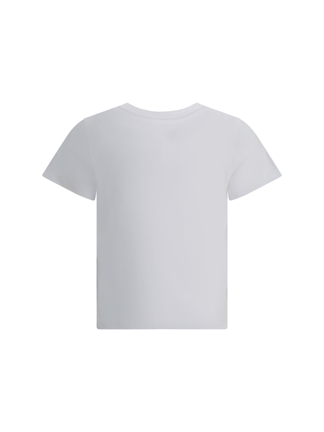 MONCLER XS logo crop t-shirt