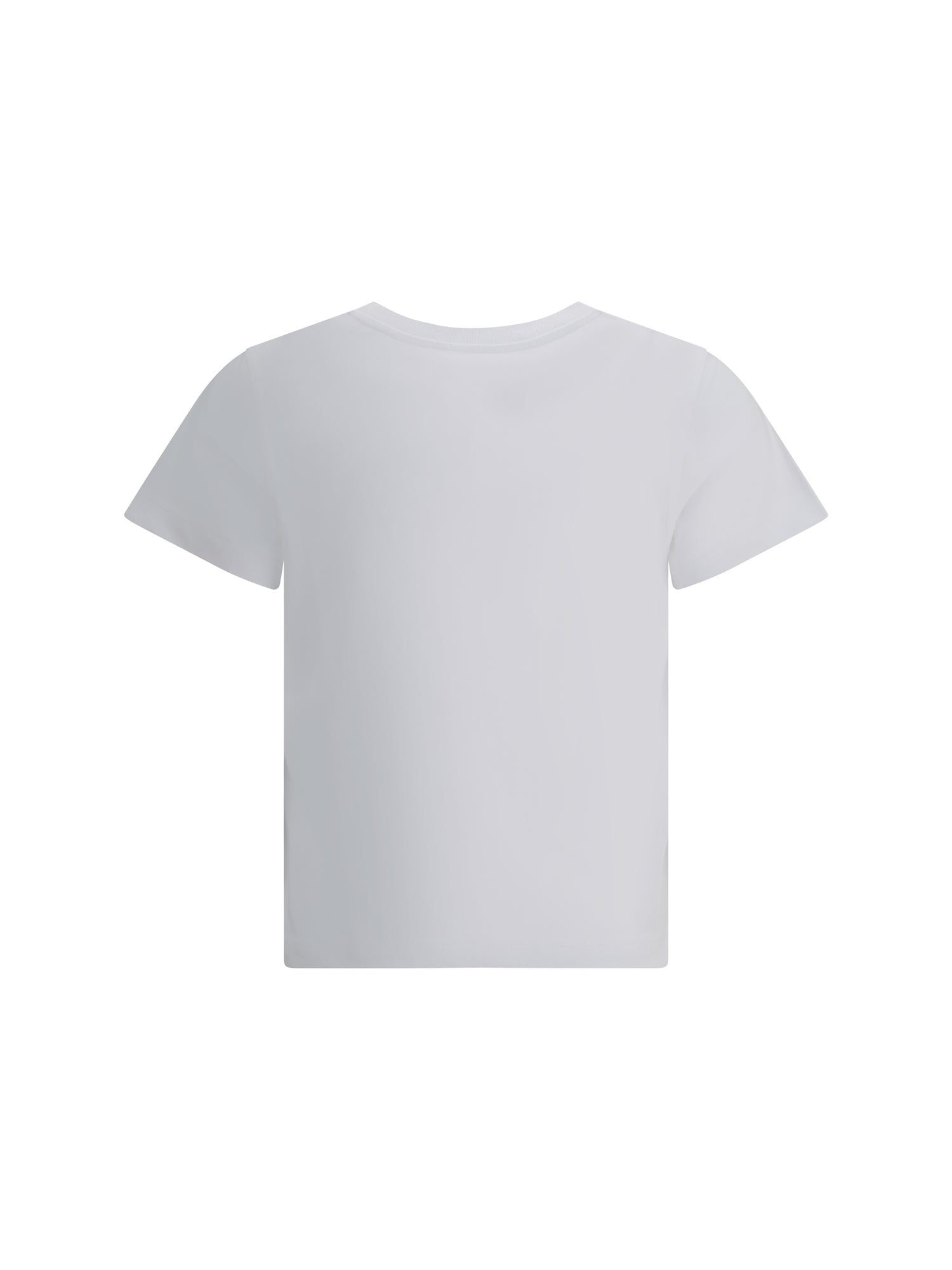 MONCLER XS logo crop t-shirt