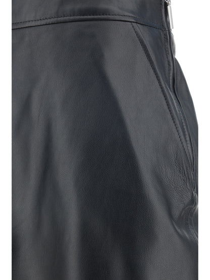 ARMA 38 leather arkina skirt