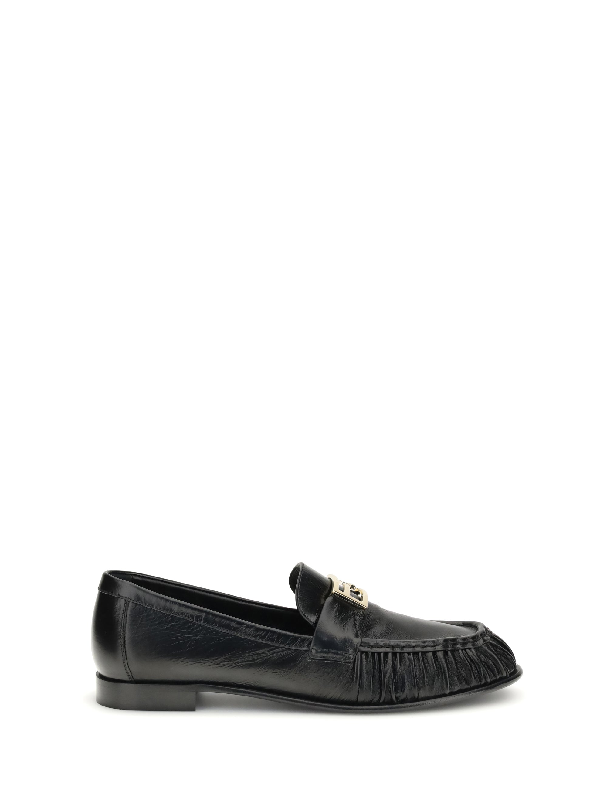 FENDI 36 nappa baguette loafers