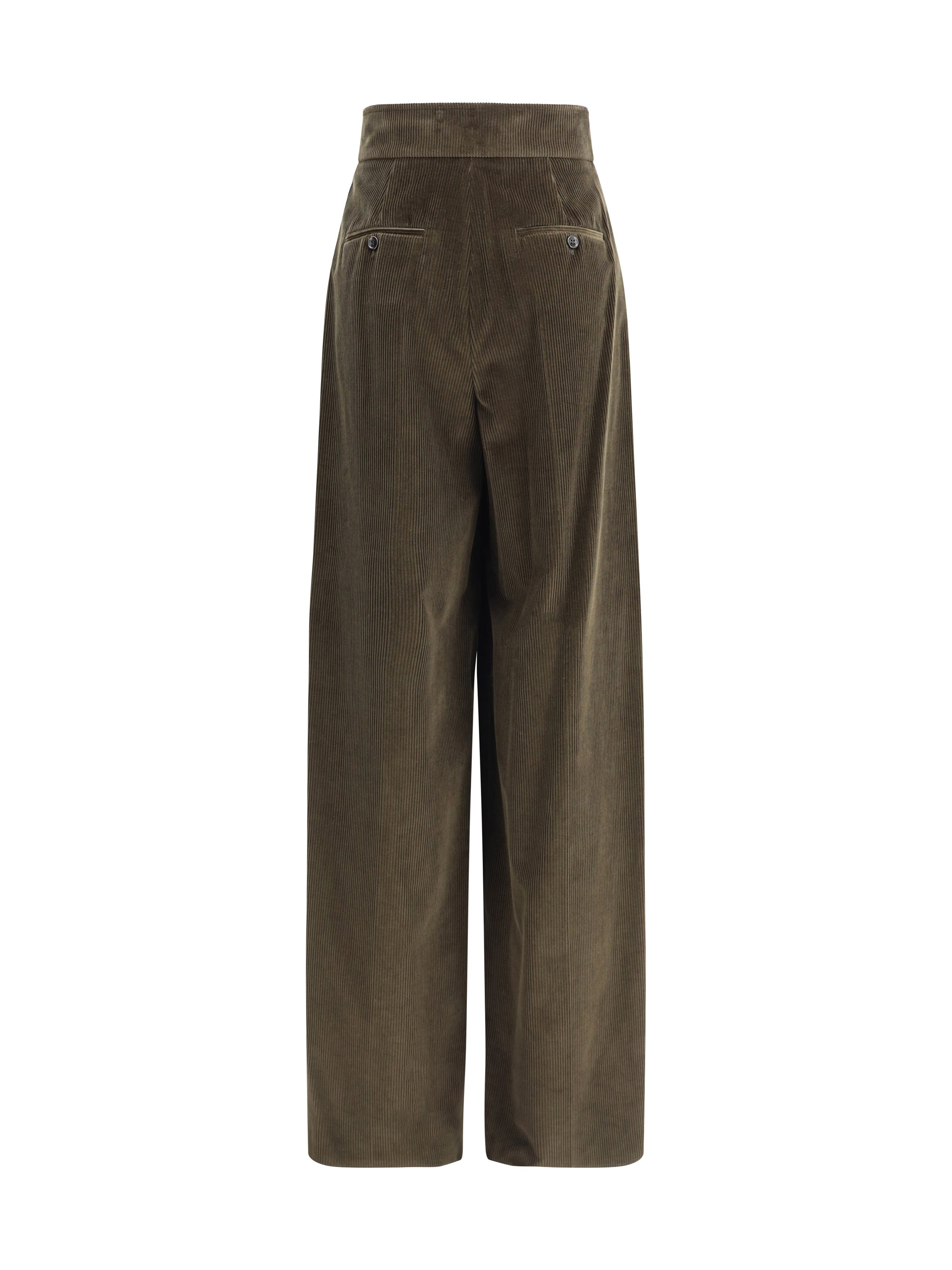 MAX MARA 38 wide-leg velvet pants