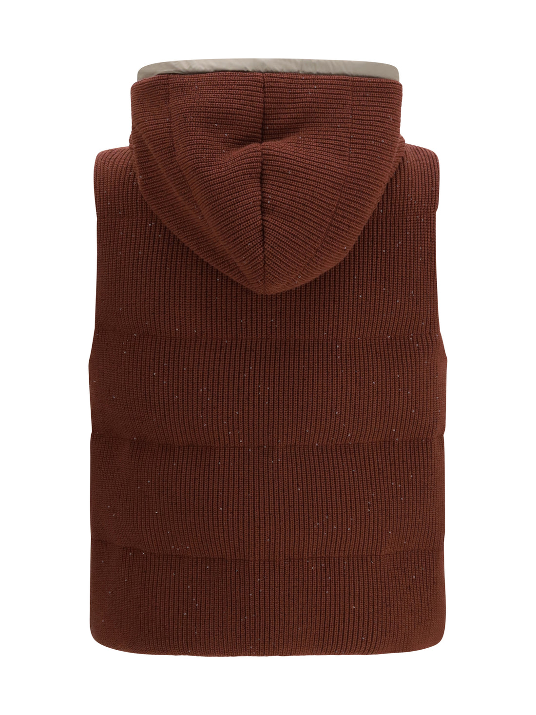 BRUNELLO CUCINELLI 42 hooded down vest