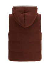 BRUNELLO CUCINELLI 42 hooded down vest