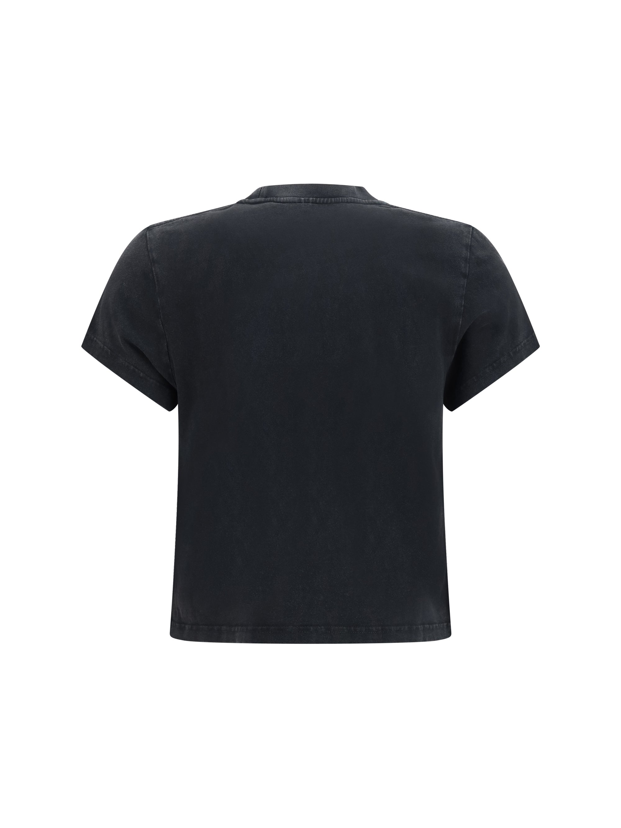 short-sleeve t-shirt with central logo print