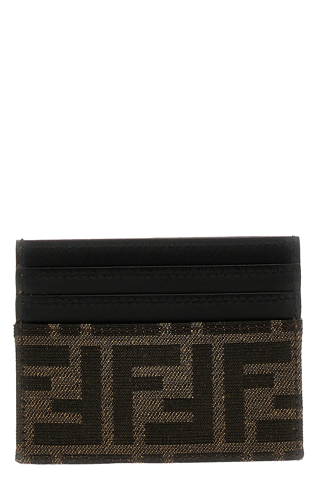 FENDI OS ff leather card holder