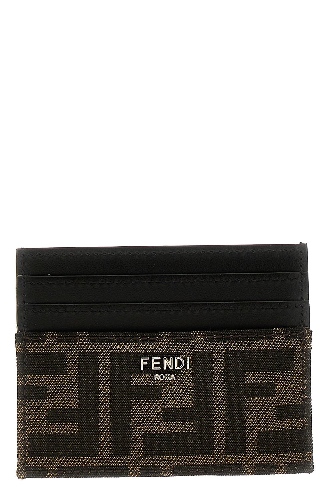 FENDI OS ff leather card holder