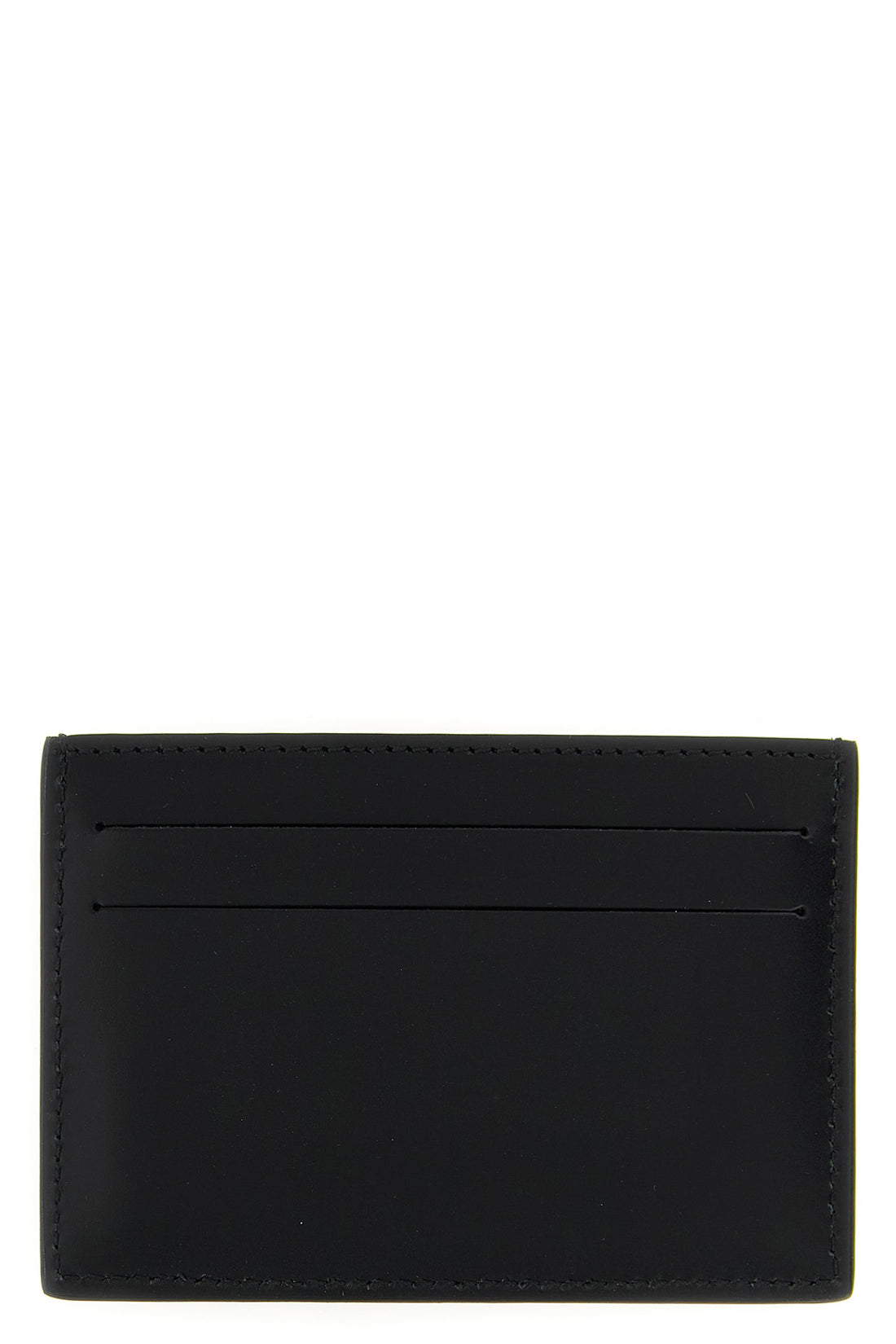 FENDI OS slim squared ff leather card holder